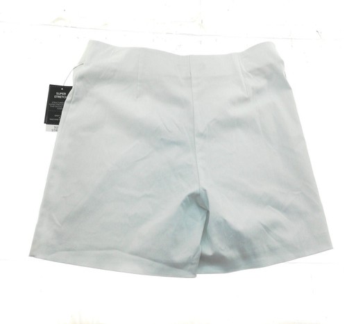 Counterparts Womens Casual Shorts Pull On Flat Front Elastic Waist Solid White - Picture 2 of 4