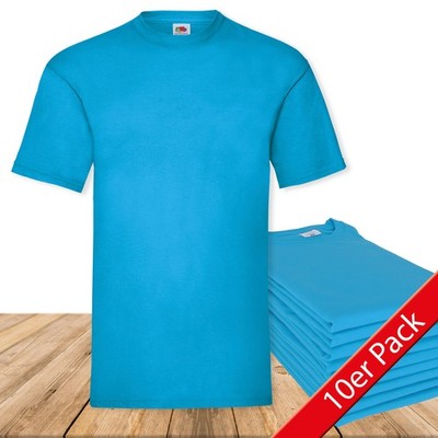 3er, 5er, 10er Pack Fruit of the Loom Valueweight T Mehrpack Herren T-Shirt