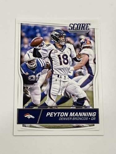 Peyton Manning #95 2016 Panini Score card