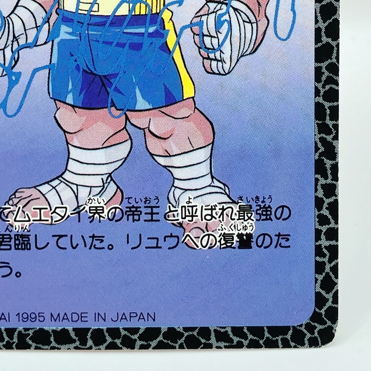 Sagat Street Fighter Zero #034 Bandai 1995 Japan Limited Game TCG