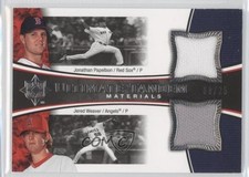2006 Ultimate Collection 8/25 Jonathan Papelbon Jered Weaver #UT-WP 4p7