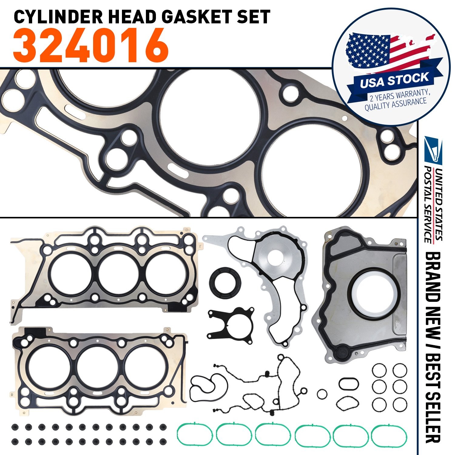 Maserati Ghibli FRONT Engine gasket set P/N 324016