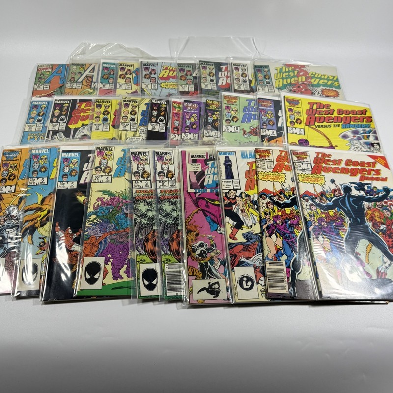 Marvel Comics West Coast Avengers Assorted Lot of 30 Between #3-#61 Bag/Board