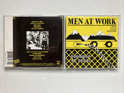 Business As Usual by Men at Work (CD, 1990) Colin Hay - Down Under - Very Good