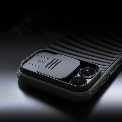 Etui Nillkin CamShield Pro Magnetic Case na iPhone 16 - czarne - Zdjęcie 8 z 12
