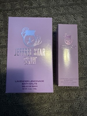 Jeffree Star Skin Lavender Lemonade Sleep Mist & Bath Salts - New In Box