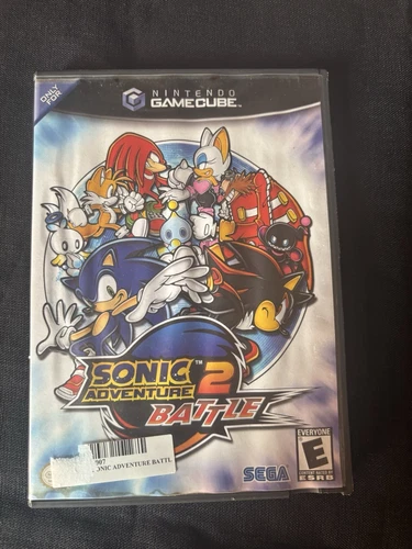 Sonic Adventure 2 Battle (Nintendo GameCube, 2004) Disc w/case NO MANUAL