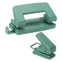 "FüR 1/4\" Lochstanzer, 2 StüCk Handlochstanzer Metall Papierstanzer, GrüN"