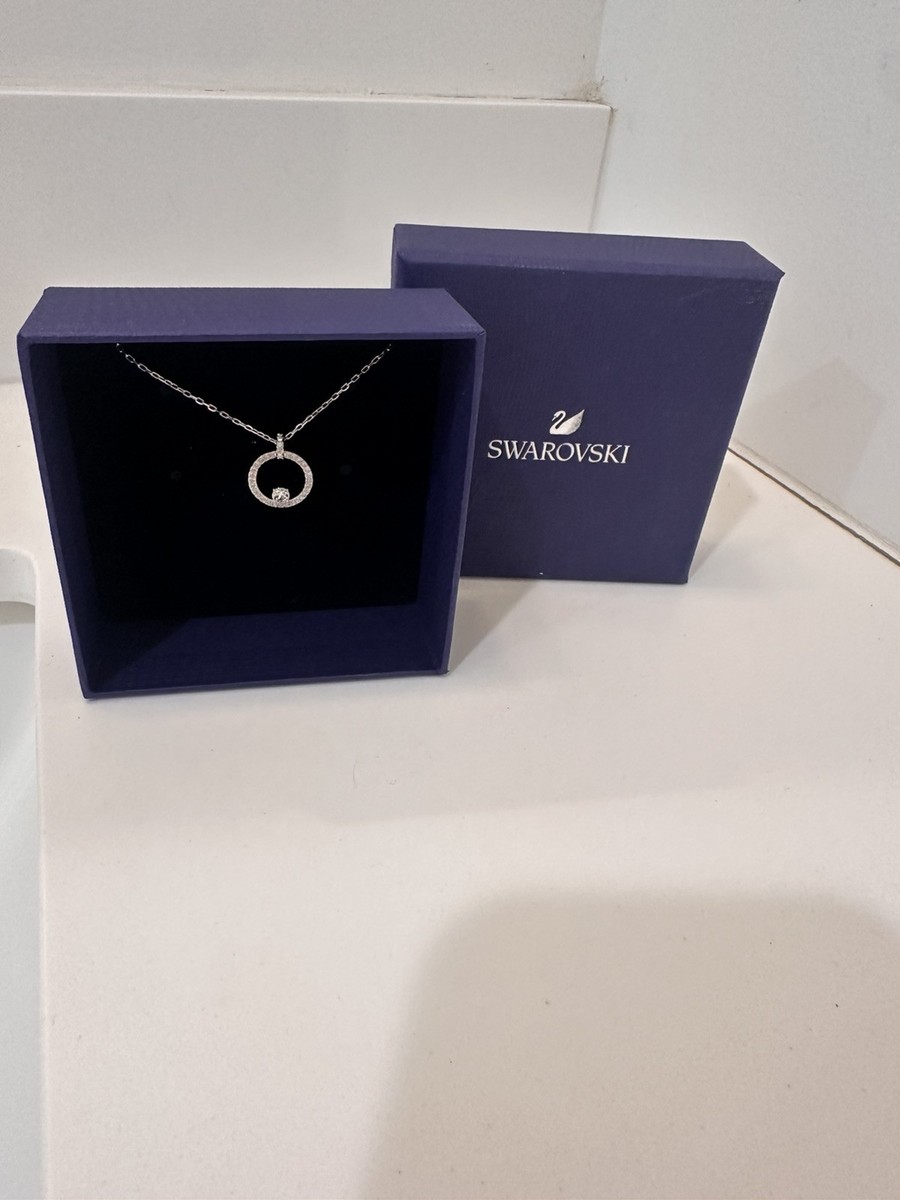 Swarovski Constella Pendant Necklace White, Rhodium Plated
