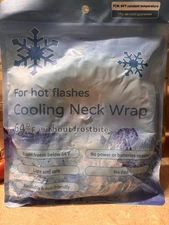 Neck Cooling Tube - Reusable Ice Neck Cooler Wraps, Wearable Body Cooling Gel...