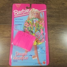 Vintage 1993 Barbie Dream Vacation Fashions Goin' To Hawaii Mattel NEW SEALED