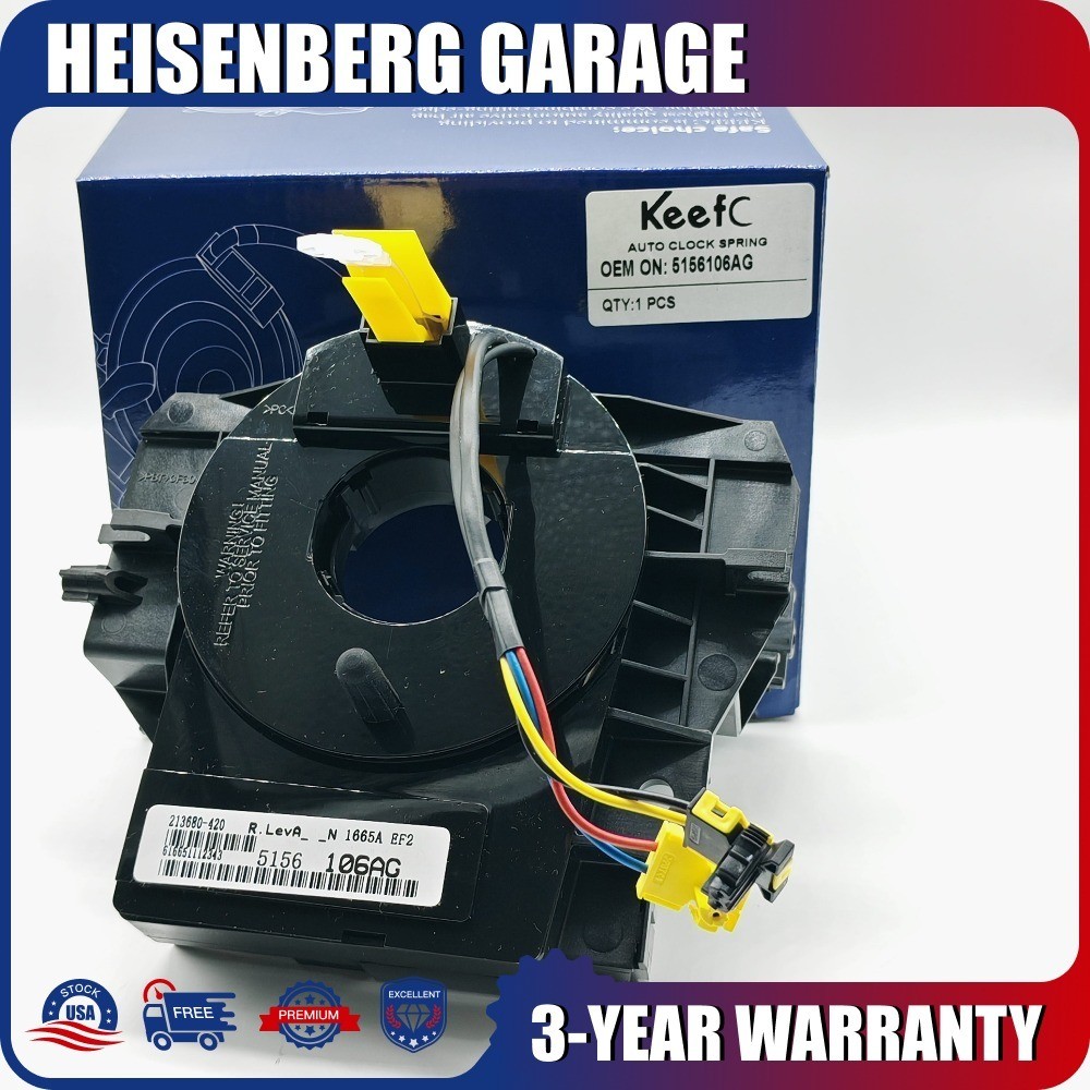 NEW Steering Wheel Clock Spring 5156106AG For Jeep 14-17Compass Patriot Wrangler