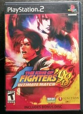 The King Of Fighters '98 Ultimate Match - PlayStation 2 - Case & Two Disks