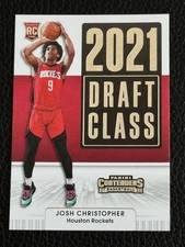 2021-22 Panini Contenders 2021 Draft Class Josh Christopher #24 Houston Rockets