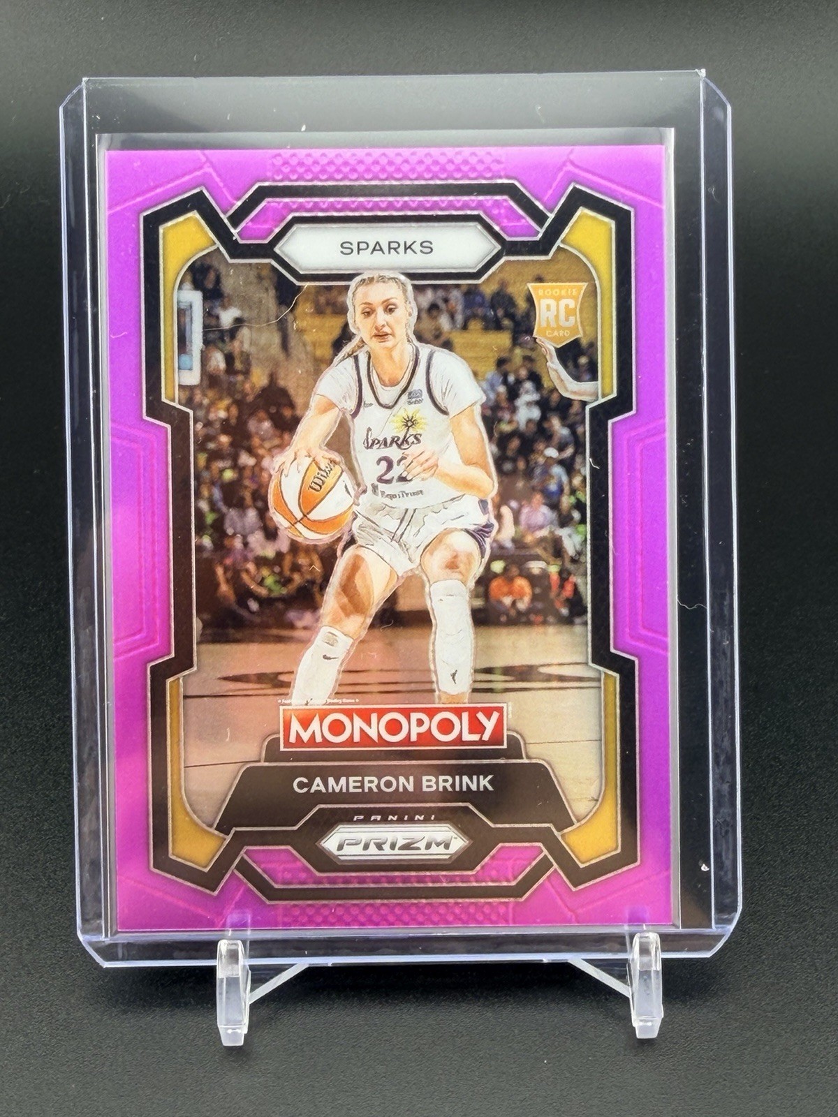 2024 Panini Prizm Monopoly WNBA - Cameron Brink #39 Pink Prizm /149 (RC)