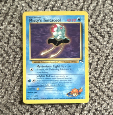 Wizards of the Coast Misty's Tentacool 33/132 Gym Heroes Unlimited Eng 40HP