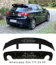 Rear kit SPOILER + DIFFUSER for Alfa Romeo Giulietta Quadrifoglio Tuning 