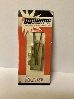 Dynamic Slot Car Brass Body Mounting Kit # 403 Vintage 1/32,1/24,1/25