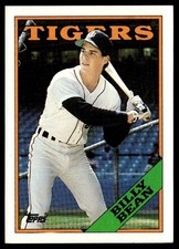 1988 Topps Billy Bean Rookie Detroit Tigers #267