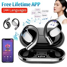 3-In-1 Smart Voice Translation Earbuds 150 Languages Real Time Translator US