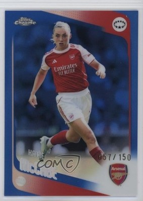 2025 Chrome UEFA Women's Champions League Blue Refractor /150 Katie McCabe n0c