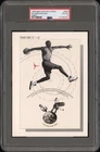 MICHAEL JORDAN NIKE POSTER CARD 1990 ORBIT #848  5X7-INCH PSA 4 MARS BLACKMON