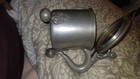 SWEDISH PEWTER PRESENTATION STEIN CAROLUS XII BY SVENSK TENN LION THUMB HANDLE — photo 2