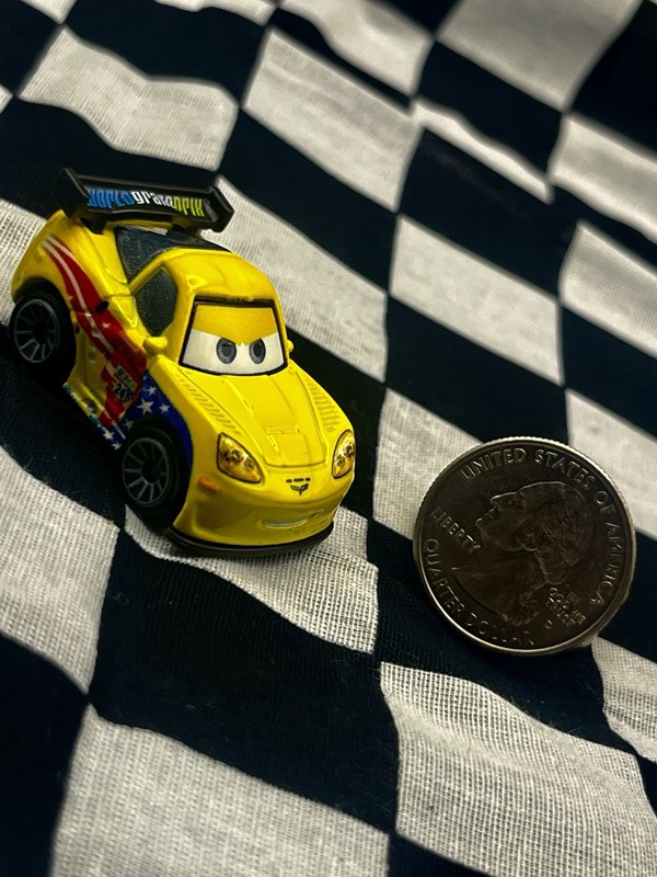 Disney Pixar Cars Yellow Diecast Car Mini