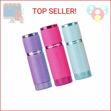 LUX-PRO LP395 Gels Glow in Dark 9 LED Flashlight (Pink, Purple, Teal)