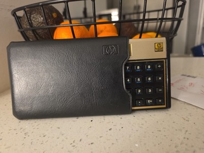 HP 12C Financial Calculator RPN Handheld LCD Tested Battery Powered