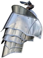 Medieval Warrior Pauldron Shoulder Protection for LARP, or Halloween Cosplay