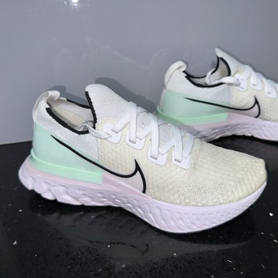 Womens NIKE React Infinity Run Flyknit Iced Lilac Sneakers Size US 8 #37209