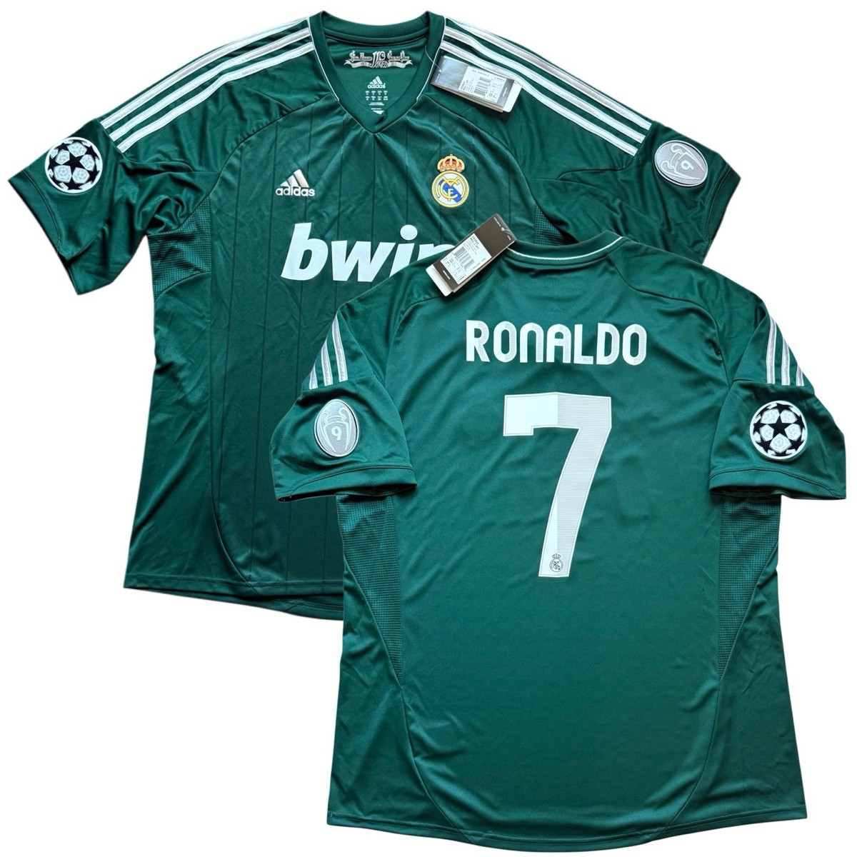 2012/13 Real Madrid Third Jersey #7 Ronaldo XL adidas Champions