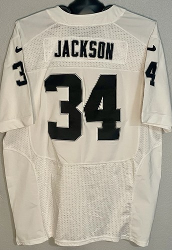 Bo Jackson Jersey Los Angeles Raiders White Edition Mens Size 56/3XL NWT