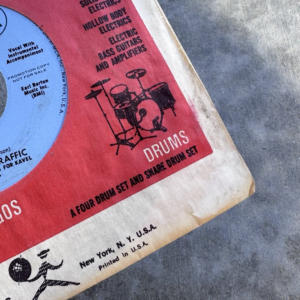 PROMO 45 • The Merging Traffic • Deep In Kentucky/Bit By Bit • Decca Sleeve (EX) - Image 4 of 4