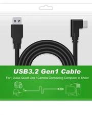 Link Cable 16FT Compatible for Oculus/Meta Quest 2/1, USB 3.2 Gen 1 Type A to C