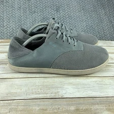 OluKai Nohea Moku Shoes Men's 11 Gray Slip On Beach Casual Loafers Sneaker