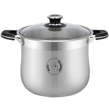 VivicreateStainless Steel Stock Pot with Lid for Induction Cooking Boiling Pasta