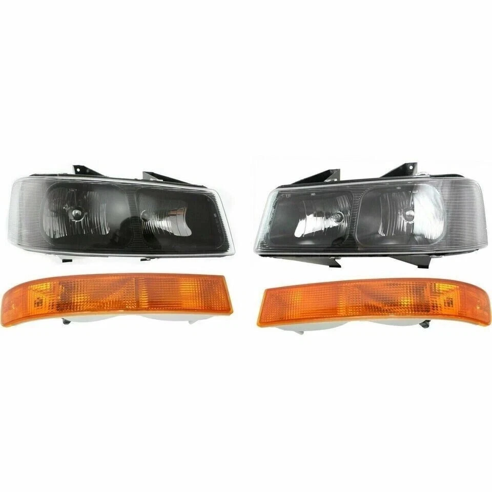 Conjunto de parrilla delantera + kit de faros para camioneta Chevy Express/GMC Savana 2003-21 Foto 3 de 4