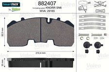 Rear Disc Brake Pad Set VALEO Fits MAN VOLVO ERF IVECO RENAULT Axor F 980102750