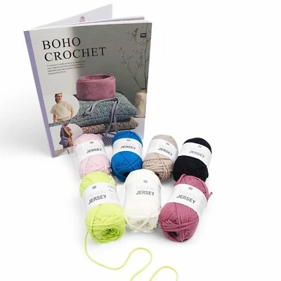 Fashion Jersey Yarn Rico T-Shirt Cotton Polyamide Knitting Crochet 50g