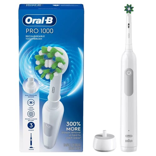 Oral−B D12013AE Amazon.com: Oral-B Rechargeable Electric Toothbrush, iO3 Clean