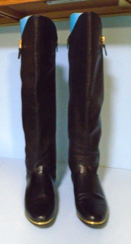 Extreme By Eddie Maro Leather Women's Black Boots Size 8M
