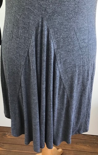 Women's Grey Long Sleeve Dress Size 8 Viscose Elastane - Picture 6 of 9