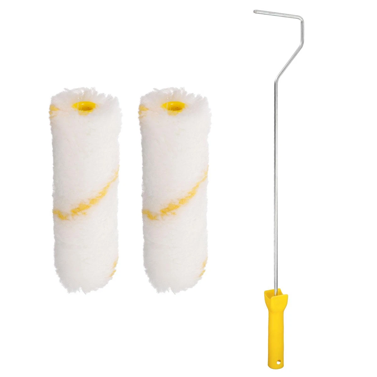 3Pcs Paint Roller Kit 2Pcs 11mm Thick 4