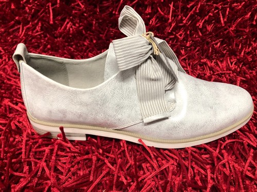 Women's Derbies by Marco Tozzi Size 41 Gray New!!! - Picture 4 of 7