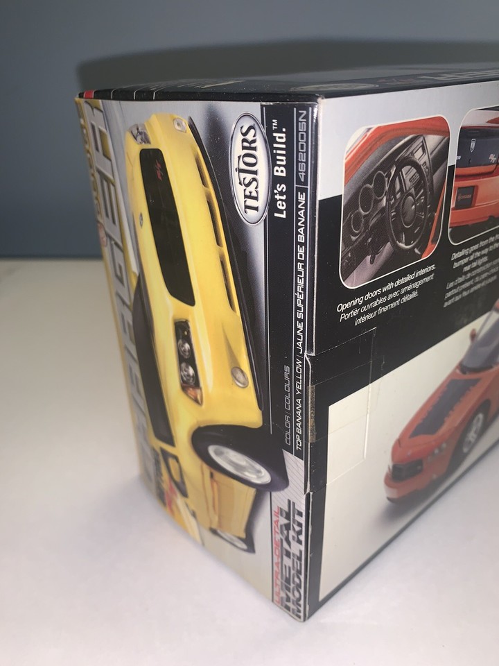 Testors Dodge Charger Daytona 1/24 Yellow Metal Kit 462005 Mopar eBay
