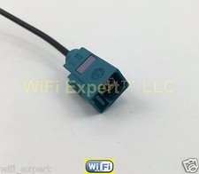 Fakra Neutral FEMALE to SMA or SMB Male or Female Pigtail Coaxial RF Cable RG174