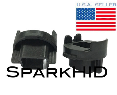 2PC H7 XENON HID light Bulb RETAINER Adapter Holders FOR Kia Rio K5 Azera Forte