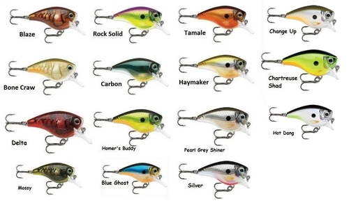 Rapala BX Brat 06 Balsa Extreme Squarebill Crankbait - Choice of Colors